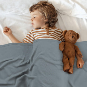 Utopia Bedding knit blanket gift-ready packaging for gifting.