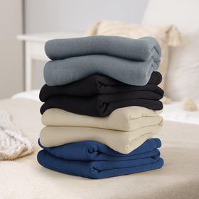 Utopia Bedding knit blanket easy care in gentle wash cycles.