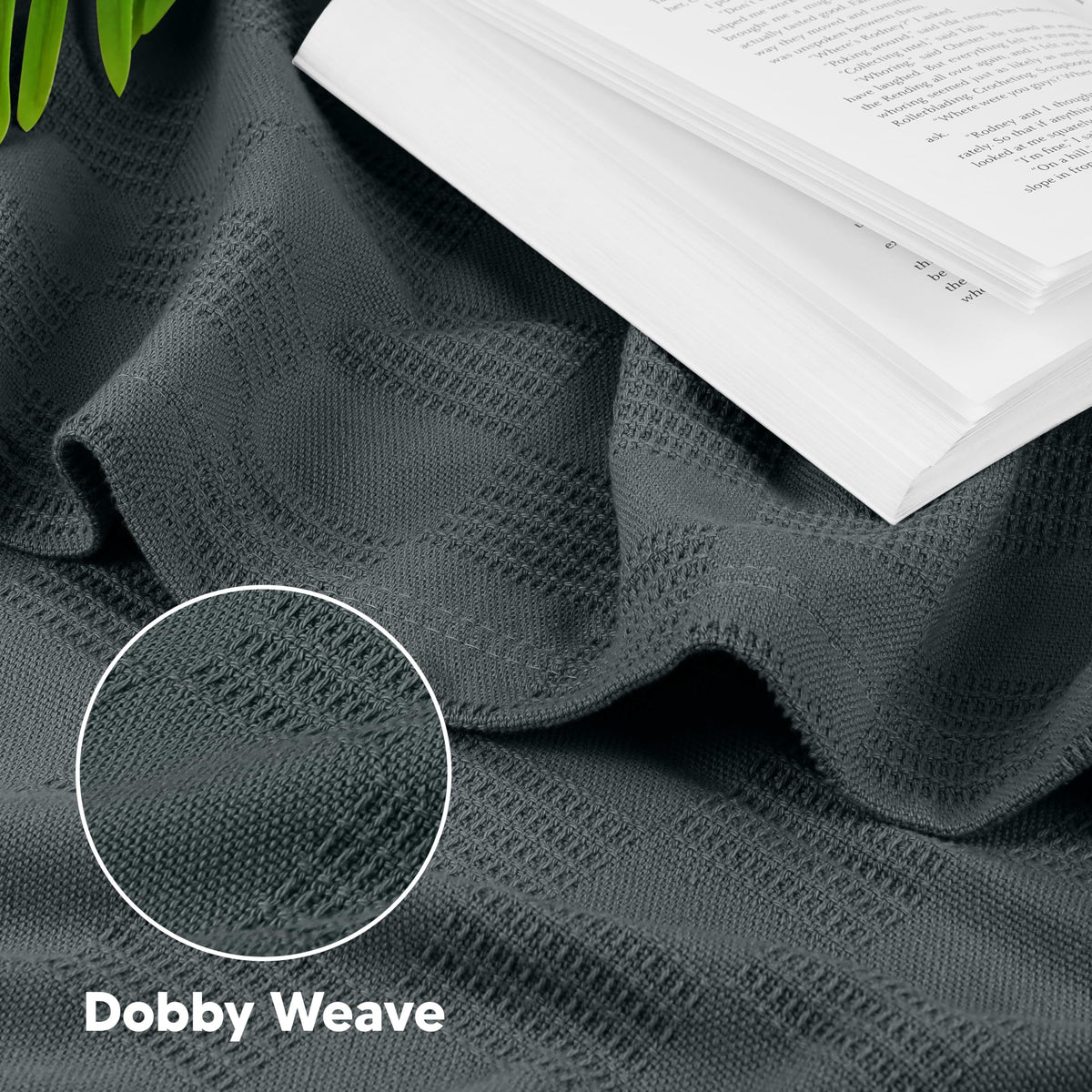 Utopia Bedding lightweight blanket draped over a couch for cozy décor