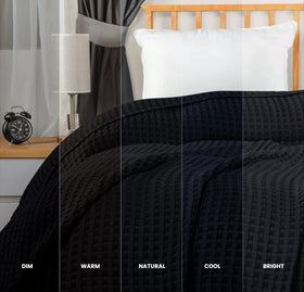 Utopia Bedding lightweight blanket shows breathable comfort for bed or lounge.
