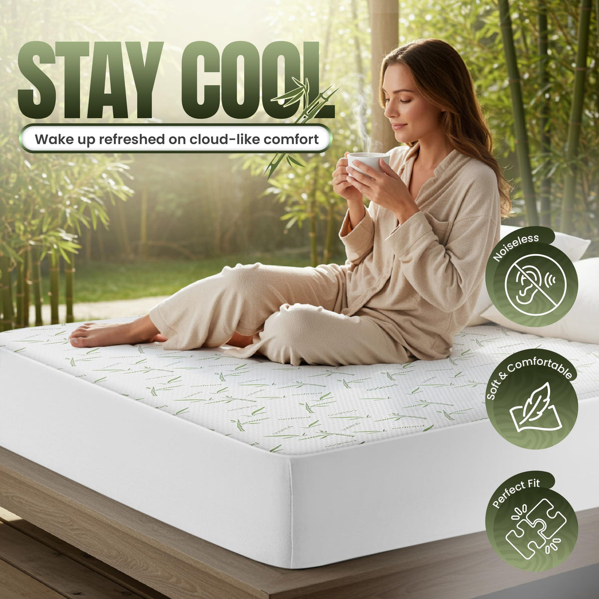 Utopia Bedding machine wash care demonstrates easy cold-cycle cleaning.