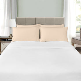 Utopia Bedding machine-wash friendly pillow covers for cold cycles and low-dry care