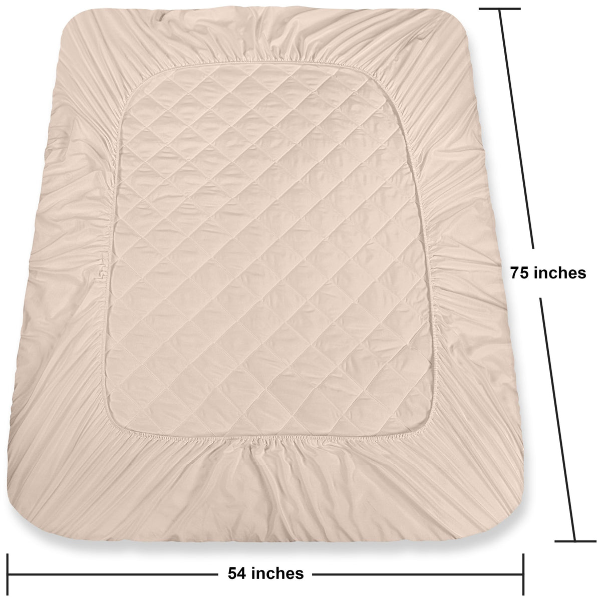 Utopia Bedding machine washable mattress pad for easy cleaning and quick refresh.