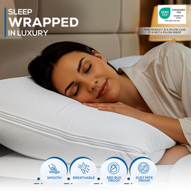 Utopia Bedding machine-washable protector offers simple care and quick refresh