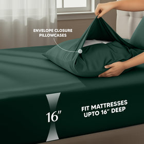 Utopia Bedding microfiber close-up ultra-soft feel and smooth surface