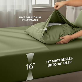 Utopia Bedding microfiber close-up shows silky softness and breathability.