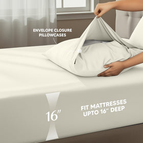 Utopia Bedding microfiber close-up emphasizes ultra-soft brushed fabric for cozy comfort.