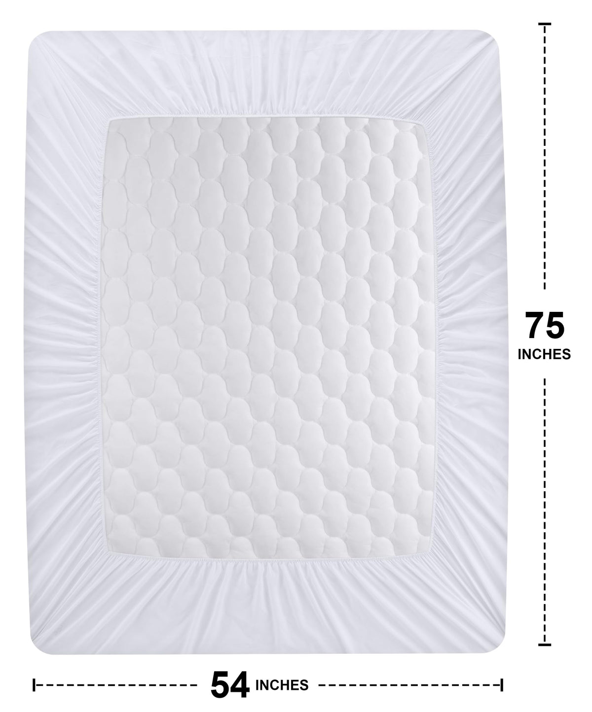 Utopia Bedding no noise protector in use for silent nights