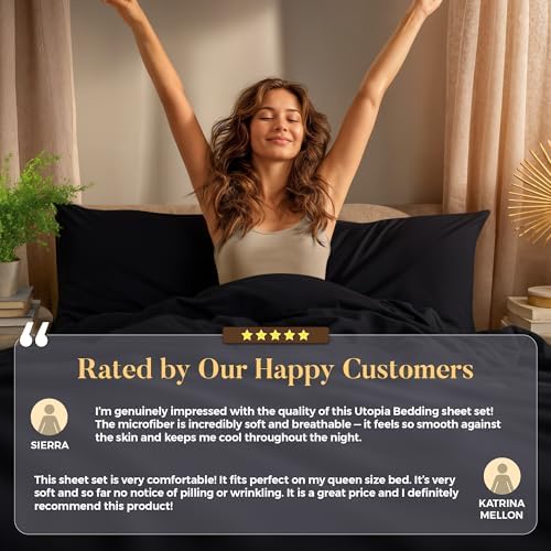 OEKO-TEX-certified label on Utopia Bedding packaging signals safety and quality