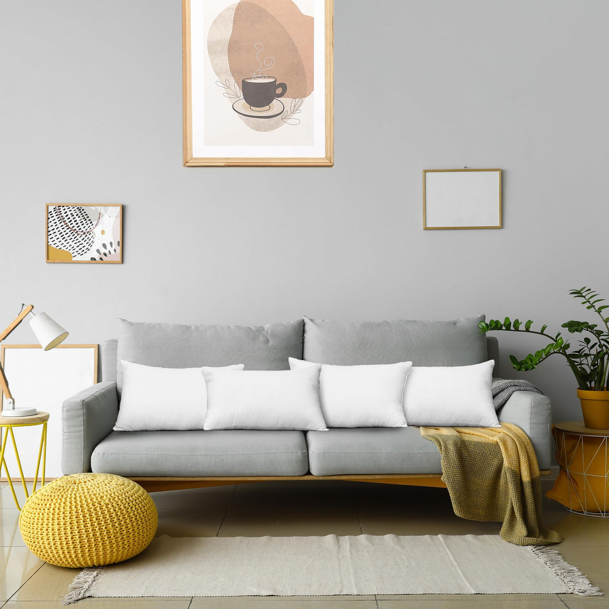 Utopia Bedding outdoor-indoor-use supports versatile décor on patios and couches.