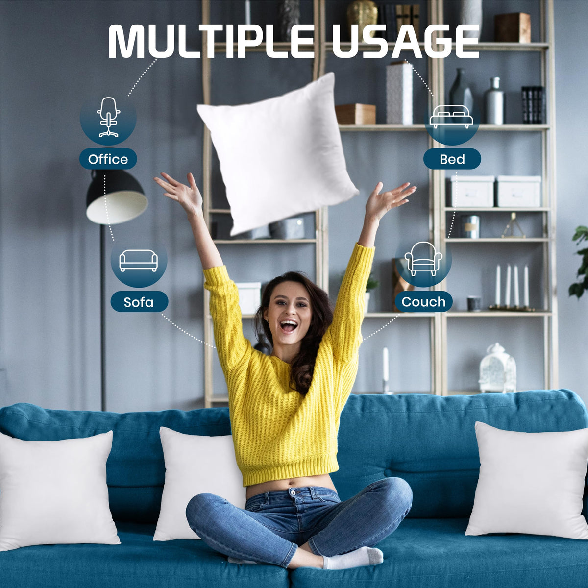 Utopia Bedding compressed packaging expands to fluffy inserts after fluffing