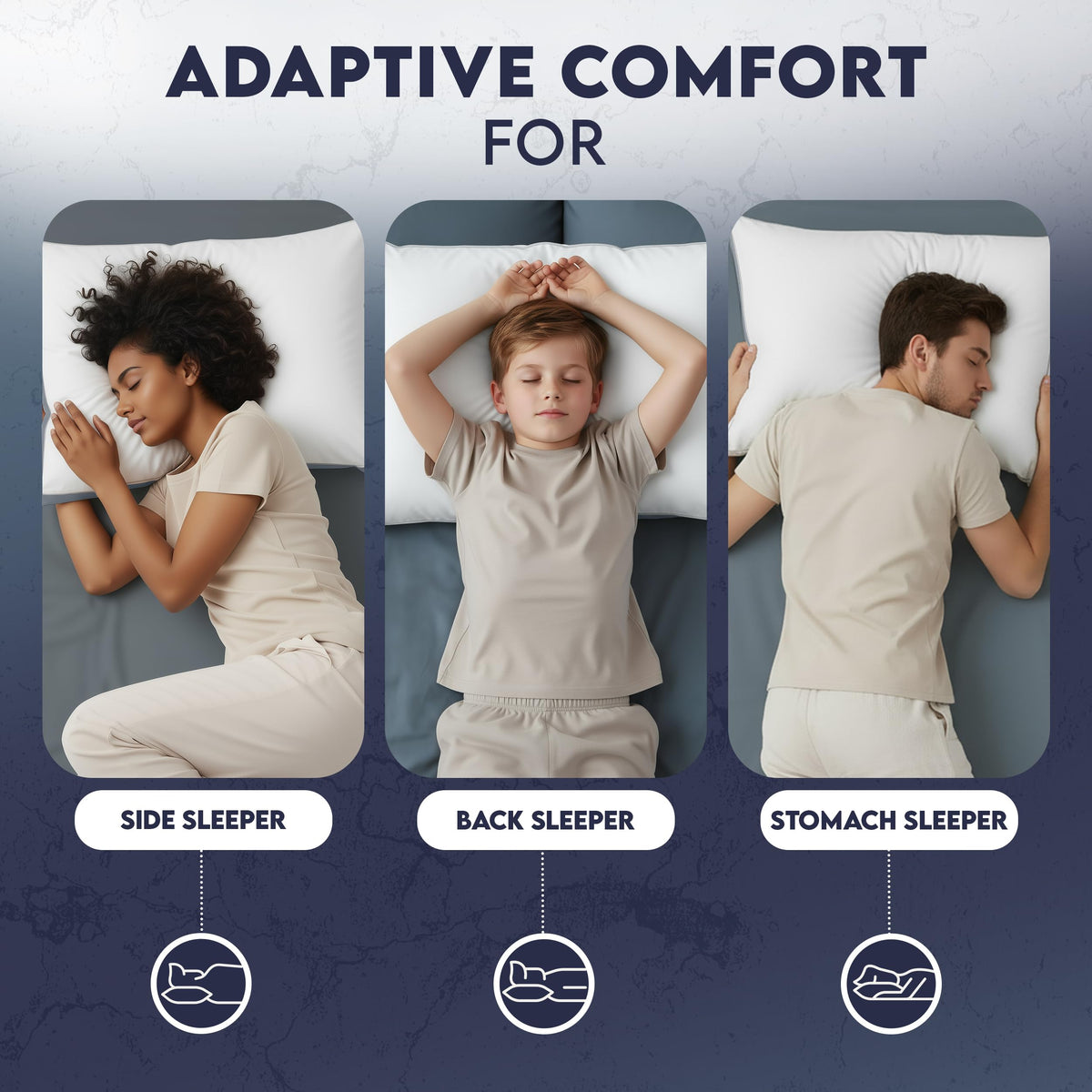 Utopia Bedding easy-care pillow with spot cleaning keeps freshness