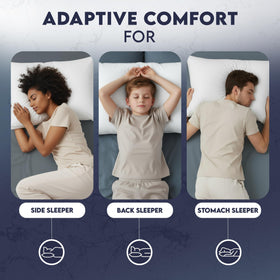 Utopia Bedding easy-care pillows stay fresh with simple spot cleaning.