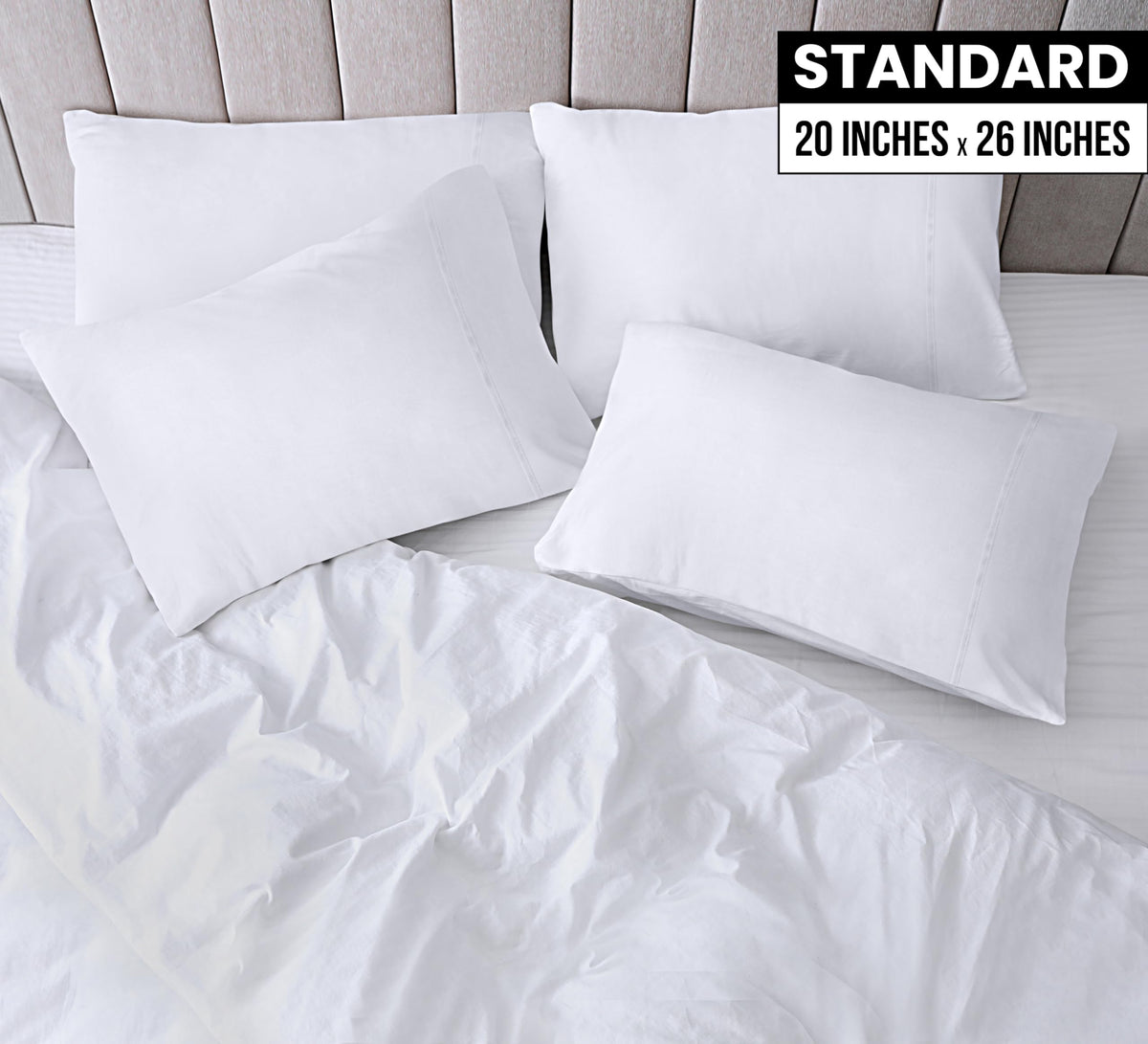 Utopia Bedding pillow case soft brushed microfiber fabric for a smooth night's sleep