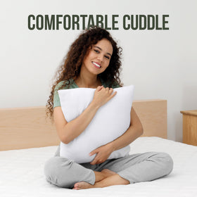 Utopia Bedding 115gsm brushed fabric cover feels soft and durable
