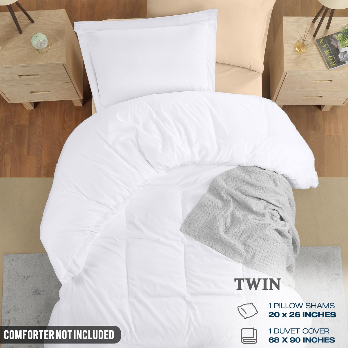 Utopia Bedding pillow sham 20x26 with 2 inch flange for decorative bed styling