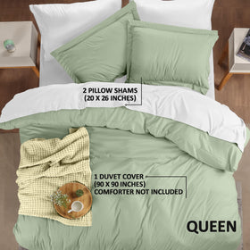 Utopia Bedding pillow shams 20x26 sage add decorative flair and secure fit