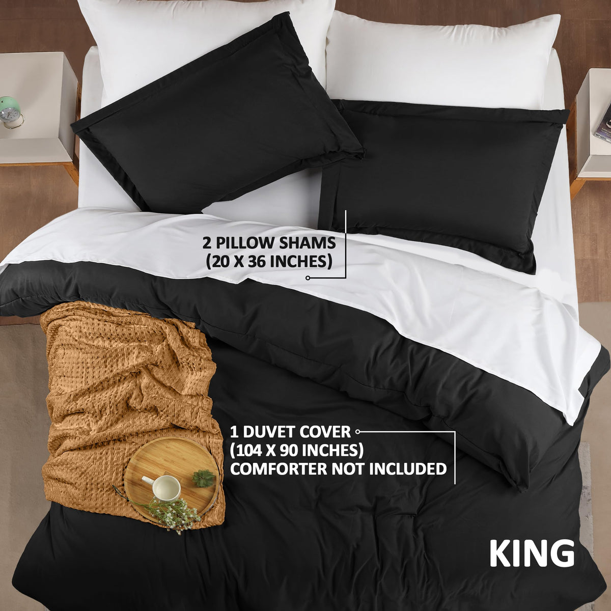 Utopia Bedding shams 20x36 with 2-inch flange decorative accent
