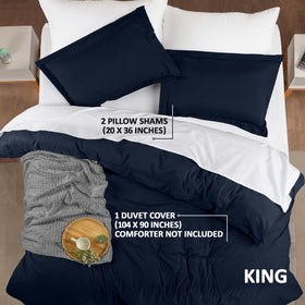 Utopia Bedding king pillow shams with 2-inch flange add decorative detail