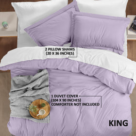 Utopia Bedding pillow shams king lavender flange add classic styling and stability.