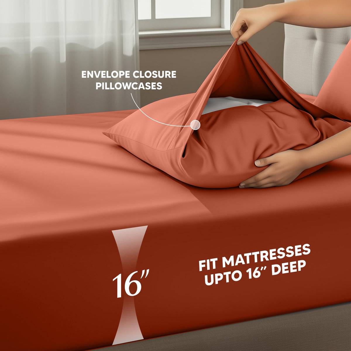 Utopia Bedding pillowcases 20 by 40 inches highlight soft microfiber feel