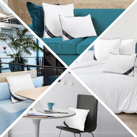 Utopia Bedding plush pillow delivers cozy comfort for lounging.