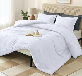 Utopia Bedding queen comforter 88x88 close-up reveals plush microfiber softness and breathability.