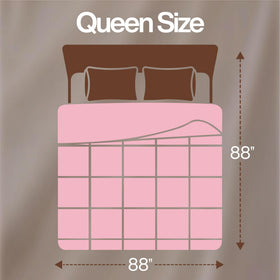 Box stitch texture on Utopia Bedding duvet insert showing even fill distribution