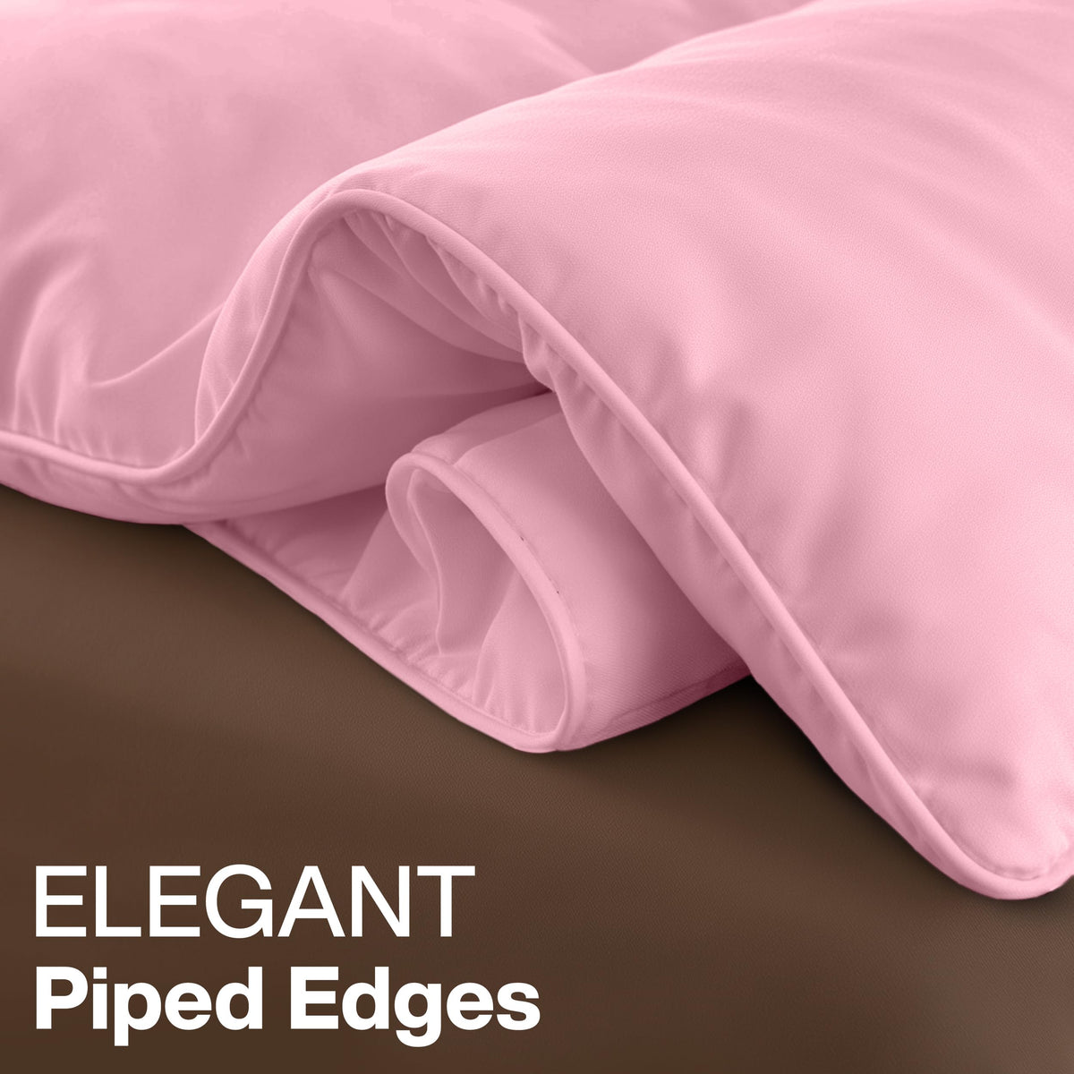 Loft detail closeup on Utopia Bedding duvet insert showcasing breathable fill