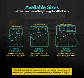 Utopia Bedding queen comforter set displayed in a balanced bedroom layout.