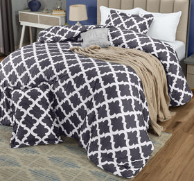Utopia Bedding gift-ready grey set showcases elegant design for housewarmings and weddings