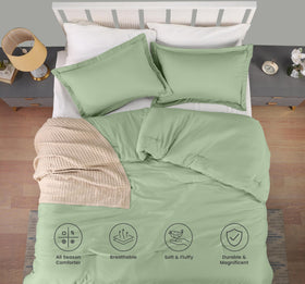 Utopia Bedding comforter with enhanced stitching demonstrates durable craftsmanship.