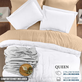 Utopia Bedding duvet cover with zipper closure for secure bed appearance