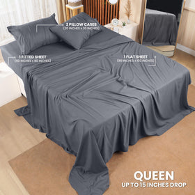Utopia Bedding queen fitted sheet 60x80 with snug elastic