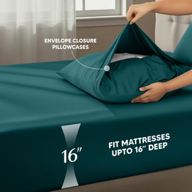 Utopia Bedding pillowcase 20x30-2 complements the set with durable, comfortable fabric.