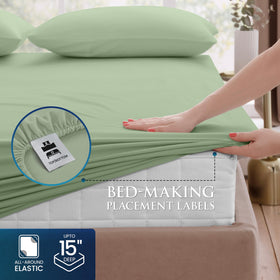 Utopia Bedding queen pillowcases provide a smooth touch and easy care.