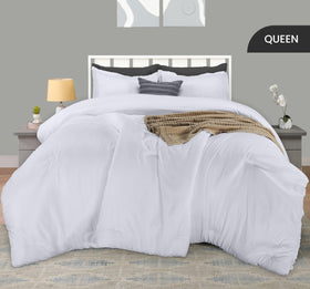 Utopia Bedding queen shams 20x26 close-up with elegant flange for a refined bed look.