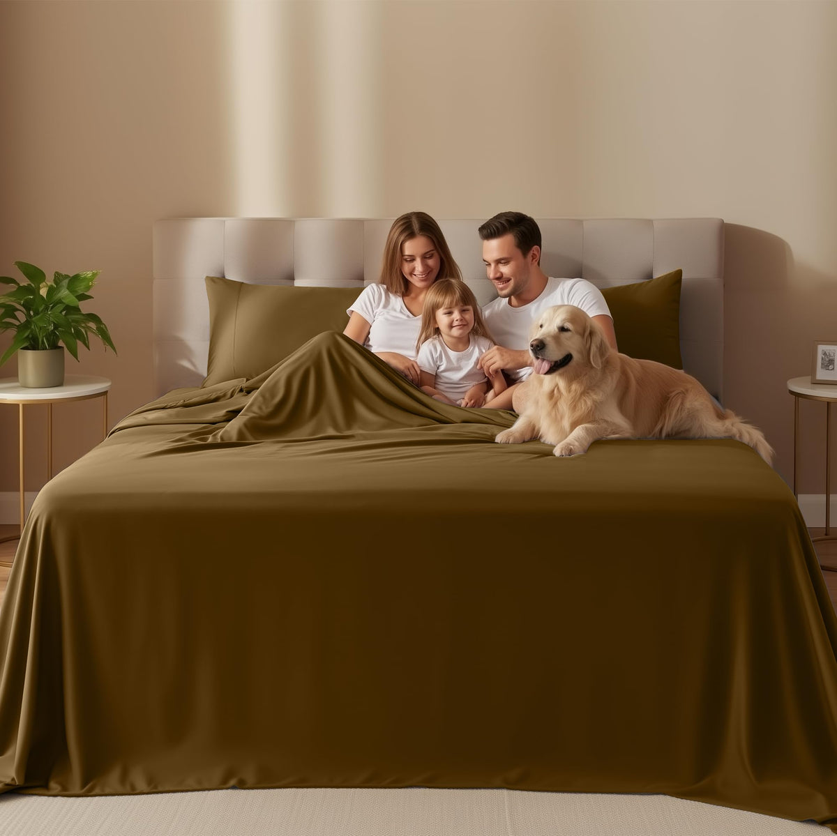 Utopia Bedding fitted sheet with 15-inch pocket ensuring secure mattress fit.