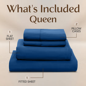 Fitted sheet from Utopia Bedding queen set with all-around elastic for a snug fit