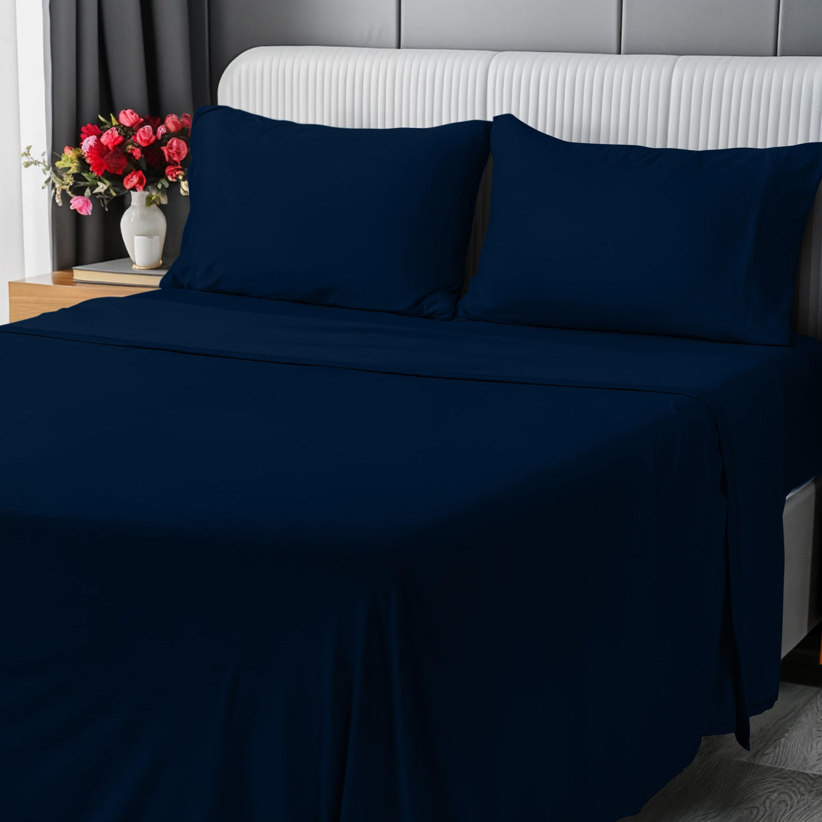 Utopia Bedding fitted sheet jersey-knit with deep pocket