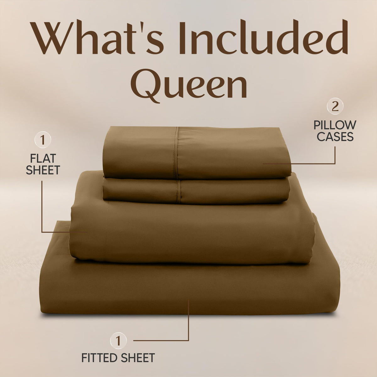 Utopia Bedding pillowcases set in microfiber for silky, skin-friendly night.