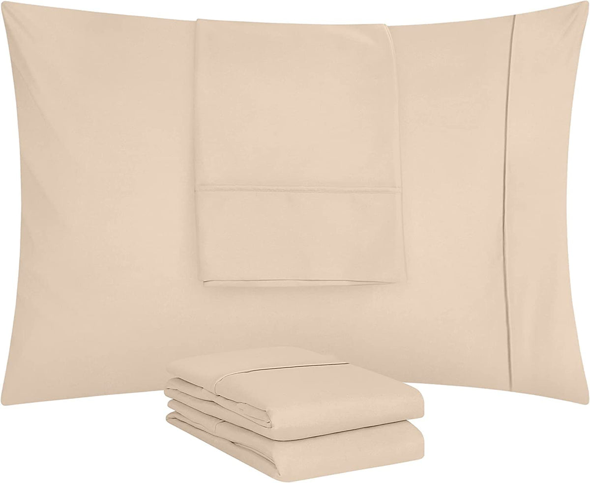 Utopia Bedding 20x30 inch queen pillow case showcases true pillow size