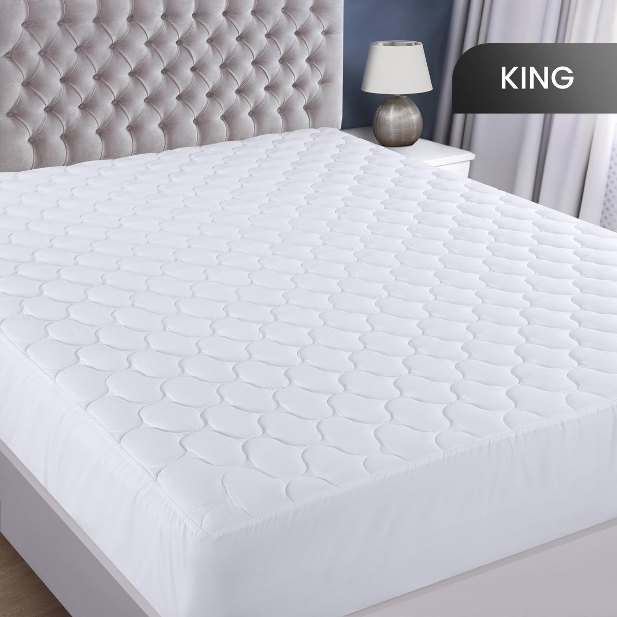 Utopia Bedding quilted cover close-up reveals soft breathable texture for comfortable nights