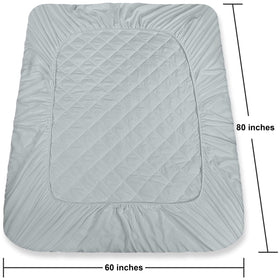 Utopia Bedding quilted mattress pad is machine washable for easy care.