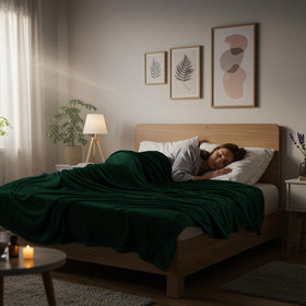 All season plush warmth without heaviness for year round use