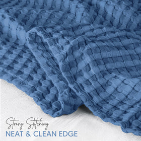 Utopia Bedding ring-spun edge detail demonstrates durable finish.