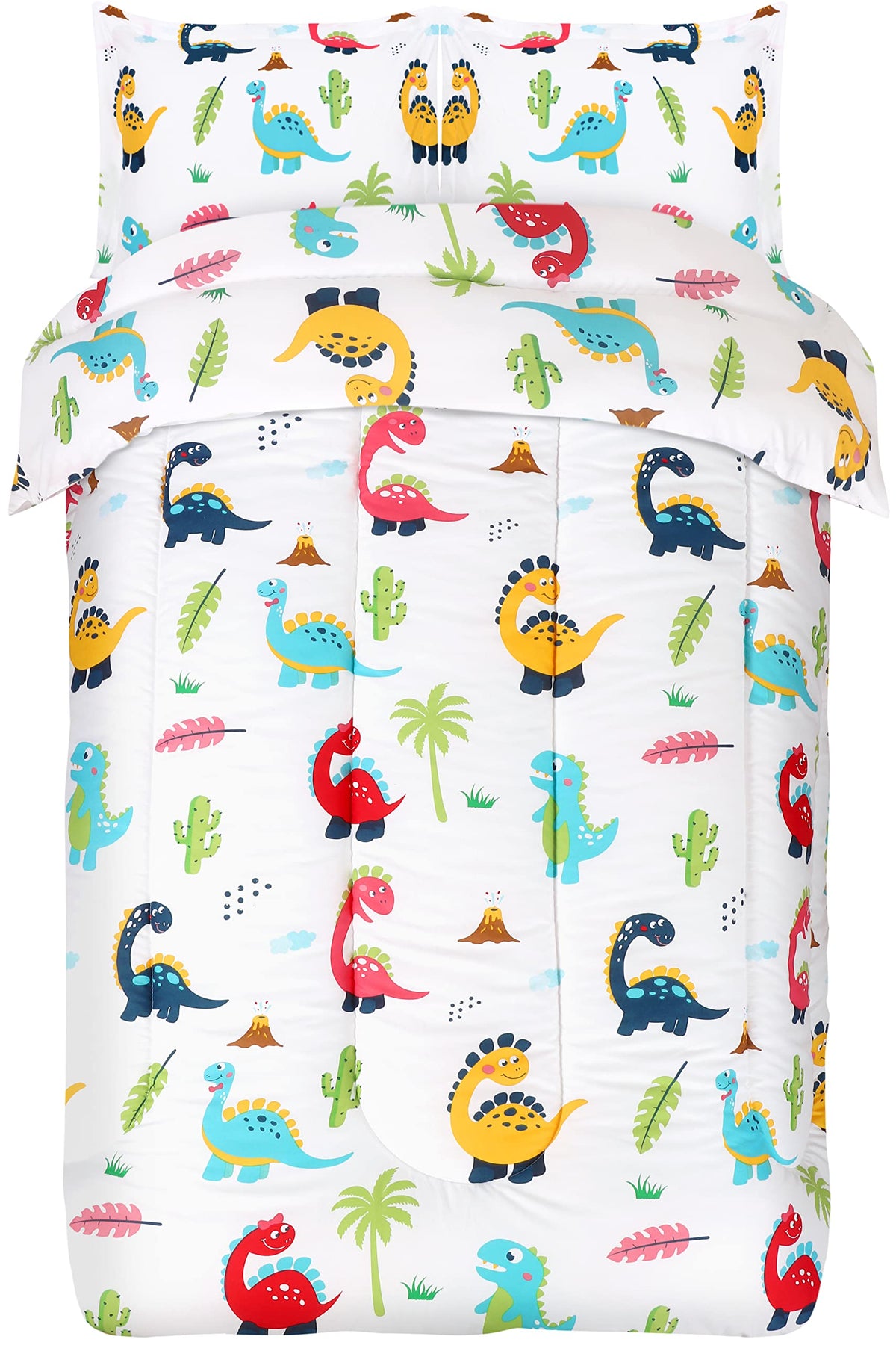 Utopia Bedding room decor dinosaur kids bedding keeps bedrooms tidy and fun.