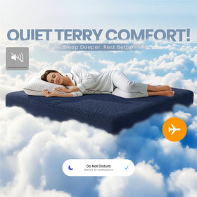 Utopia Bedding secure-fit design stays in place overnight