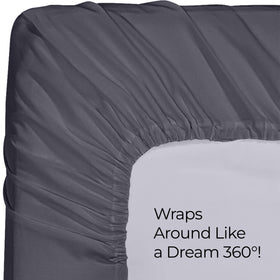 Utopia Bedding shrink and fade resistant microfiber preserves color and shape over time