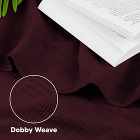 Utopia Bedding breathable cotton blanket on bed demonstrates lightweight comfort